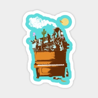 WESTERN PIANO Magnet