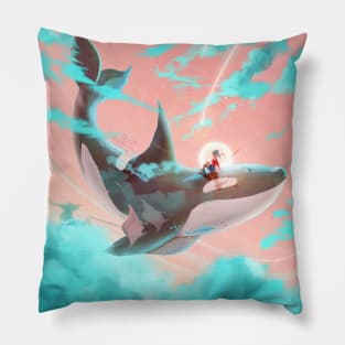 Pink Whale Pillow