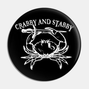 Crabby and Stabby Pin