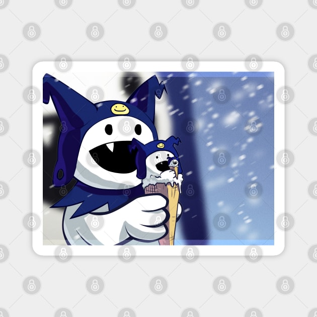 Jack Frost Ice Cream Magnet by ziodynes098