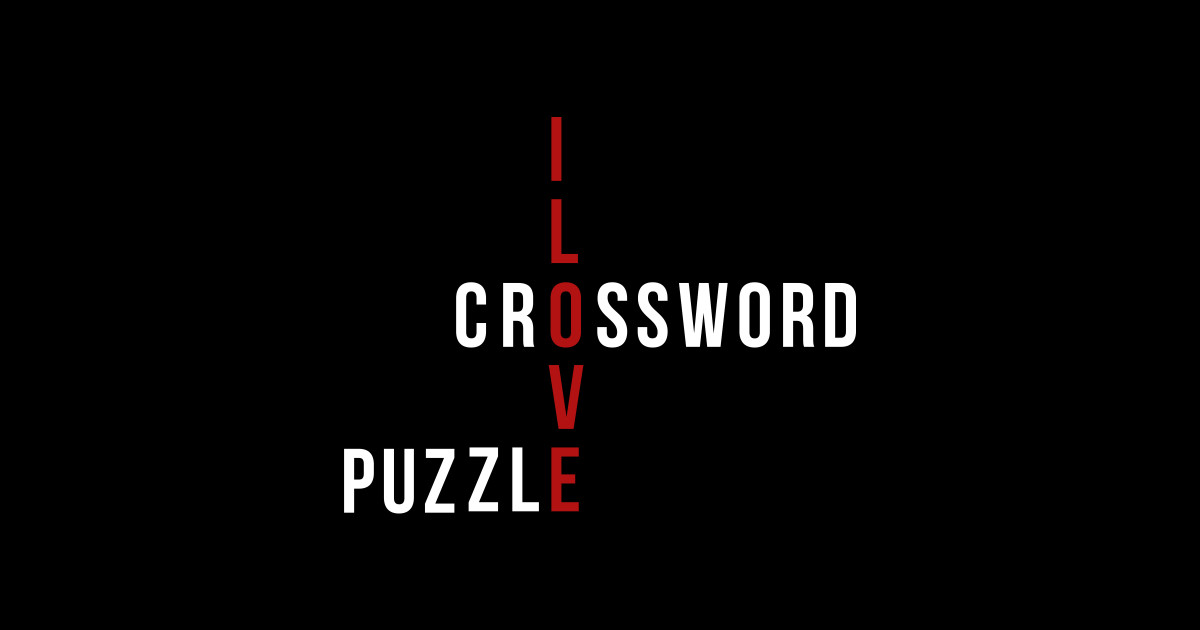 Crossword Puzzle Tshirt Opening Crossword Sticker TeePublic