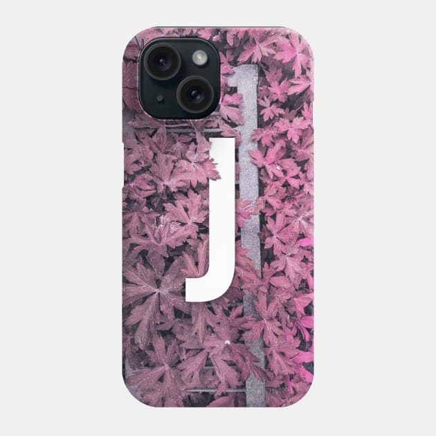 Alphabet J art Phone case Phone Case by Yazdani Hashmi