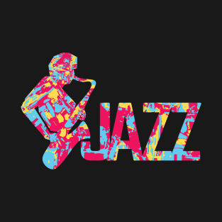 Colorful Jazz Illustration T-Shirt