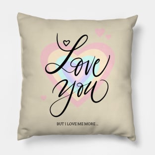 Love You I Love You Valentines Day Funny Pillow