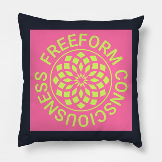 Freeform Consciousness Pillow by 108 Recordings