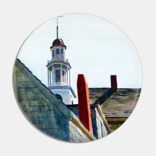 High Resolution Edward Hopper Universalist Church 1926 Pin