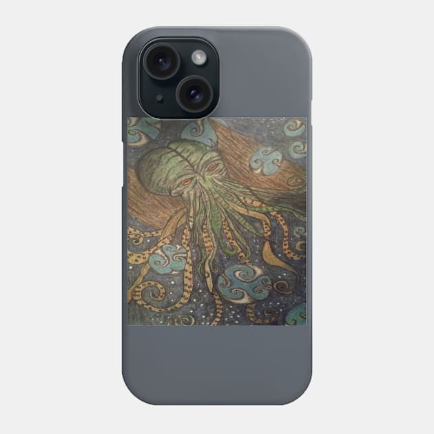 Cthulhu Rising Phone Case by dsullivan65