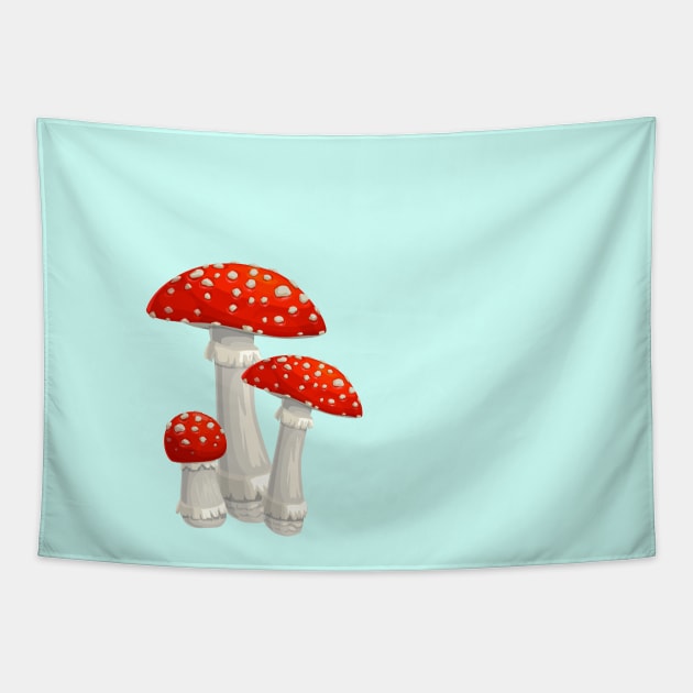 Mushroom Master Fly Agaric Tapestry by Mushroom Master