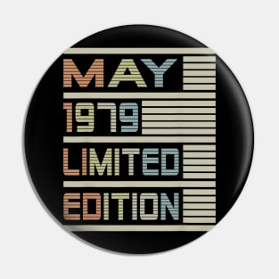 41th Birthday Gift May 1979 41 Years Old Pin