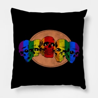 Gay Pride Halloween Pillow