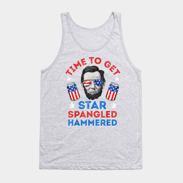 Time To Get Star Spangled Hammered Tank Top