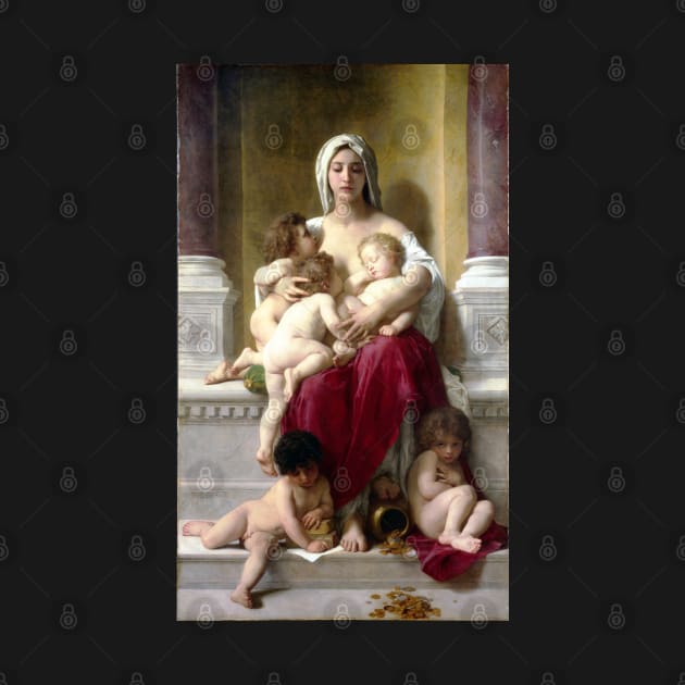 Charity - William Adolphe Bouguereau by forgottenbeauty