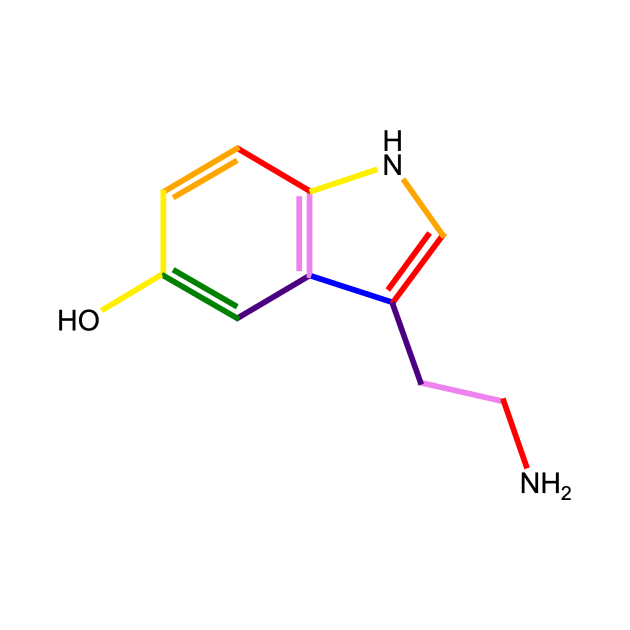 Serotonin Rainbow Molecule Chemistry by ChemECool