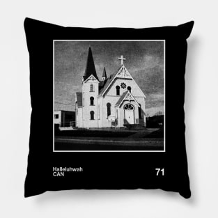 Can - Halleluhwah // Minimalist Faded Retro Pillow