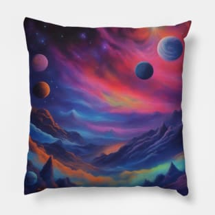 Galaxy Art Pillow