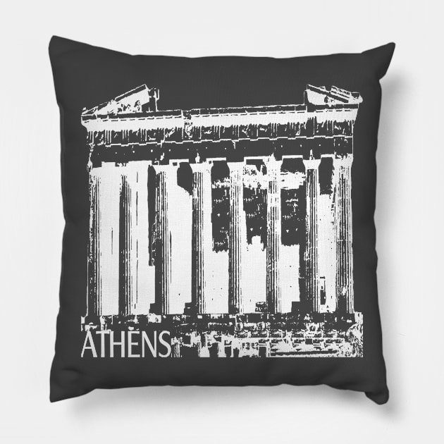 Athens Pillow by TravelTs