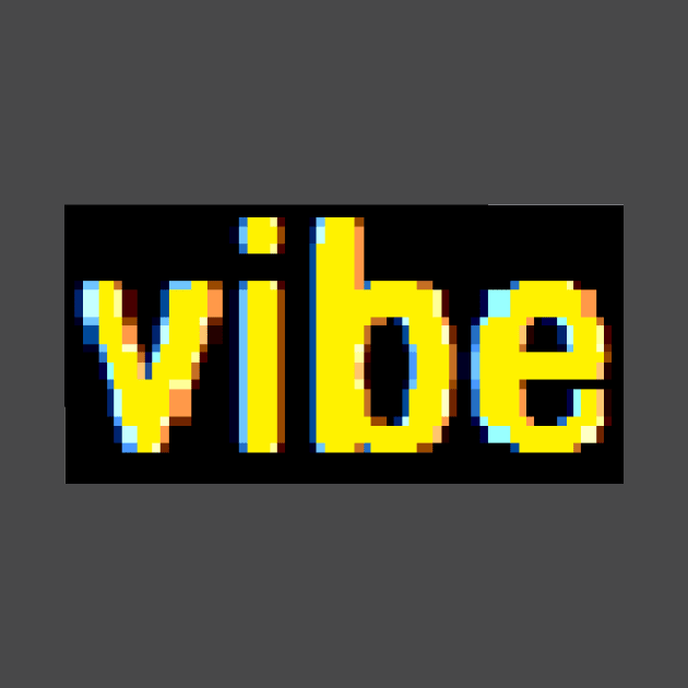 Retro Vibe pixel yellow by JM