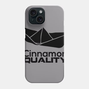 Cinnamon Quality Logo Negro Phone Case