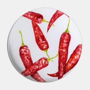 Hot, Hot, Hot Peppers Pin