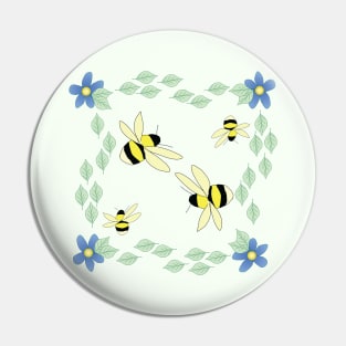 Bees Spirling Pin