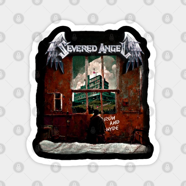 Severed Angel "Run & Hyde" Black Magnet by Severed Angel Official Band Merch