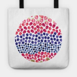 Berry bliss - Strawberry, blueberry, mulberry, raspberry, Tote