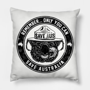 Save Australia (Koala) Pillow