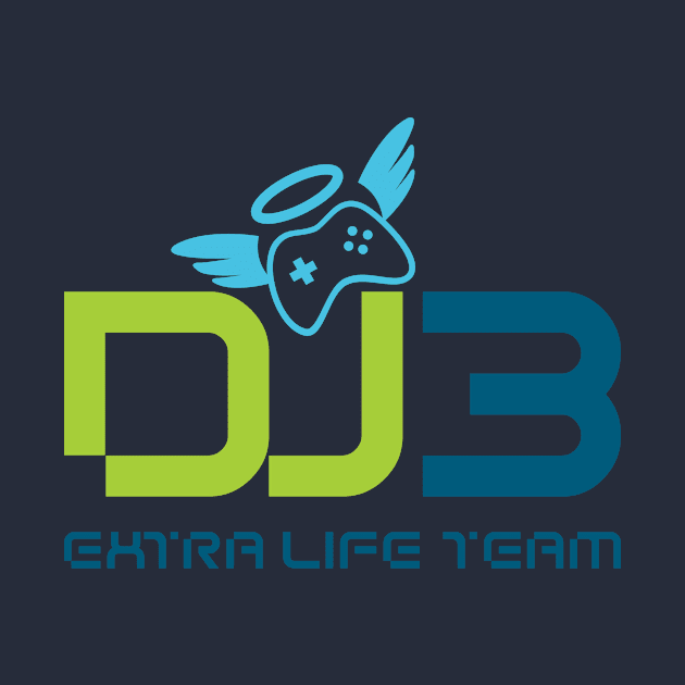 DJ3 Tri-Color Logo by DJ3 Extra Life Team