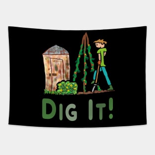 Allotment Gardening Tapestry