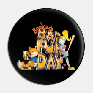 Bonker's Bad Fur Day Pin