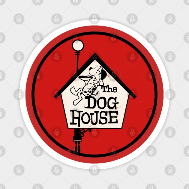 Vintage Dog House Bar and Grill Restaurant Seattle Magnet by StudioPM71