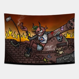 Demon Girl Tapestry