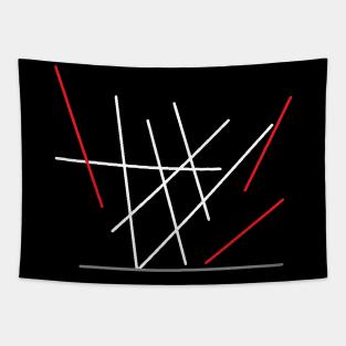 Abstract - minimal - architecture sticks Tapestry