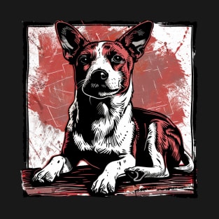 Retro Art Basenji Dog Lover T-Shirt