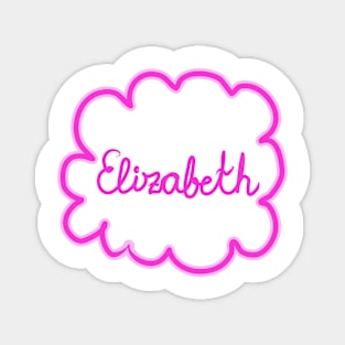 Elizabeth. Female name. Magnet