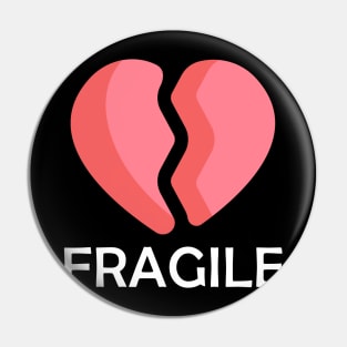 Fragile Heart 3D – White Pin