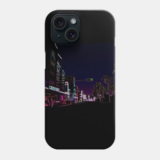 Neon Ocean View Hotel - Ocean Beach @ GTA Vice City Phone Case