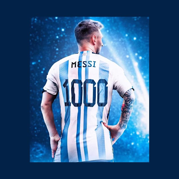 Lionel Messi 1000 matches by LustraOneOne