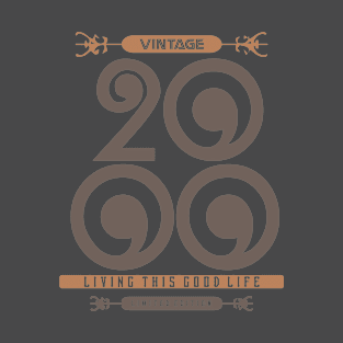 20th Birthday T-Shirt - Vintage 2000 T-Shirt