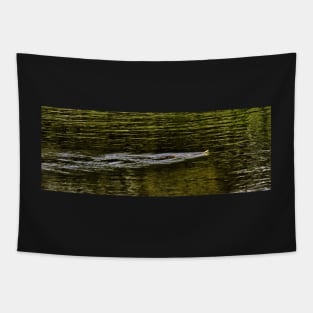 Norfolk Broads swimming snake Tapestry