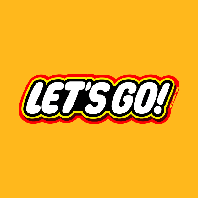 Let's Go! (Lego) by PiercePopArt