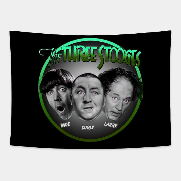 The three stooges t-shirt Tapestry by Suhucod