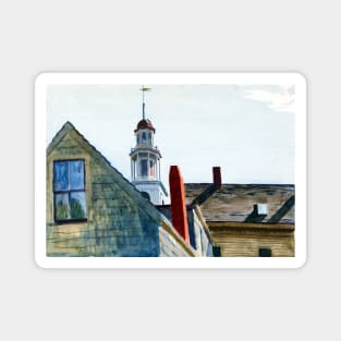 High Resolution Edward Hopper Universalist Church 1926 Magnet