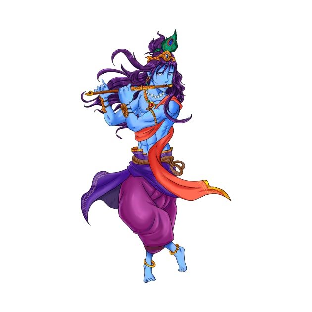 Krishna the Playful by jazylh