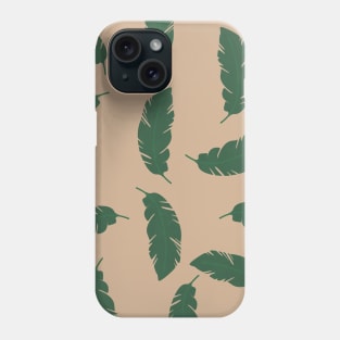 Tropical Banana Leaves - Boho Art Phone Case