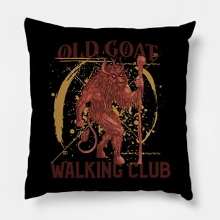 Old Goat Walking Club Pillow