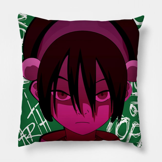 Toph Pillow by siriusreno