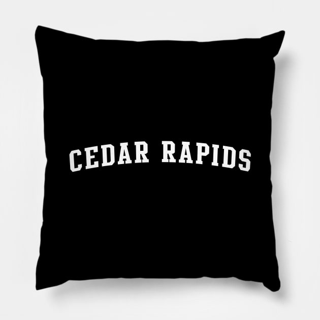 Cedar Rapids Pillow by Novel_Designs