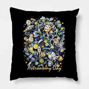 Astronomy Day Pillow