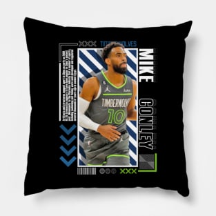 Mike Conley Paper Poster Version 10 Pillow